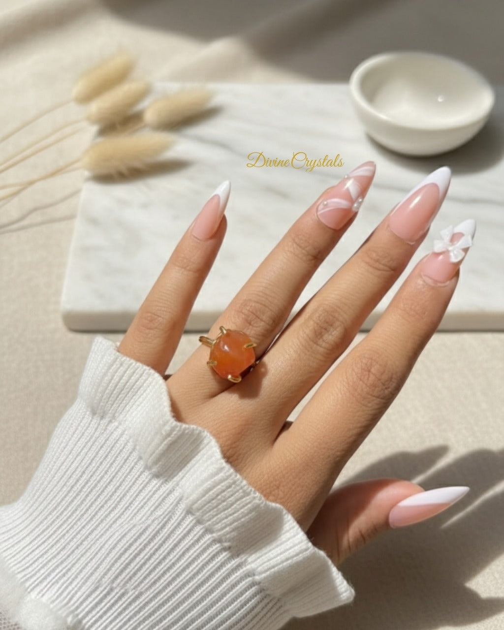 Raw Crystal Rings