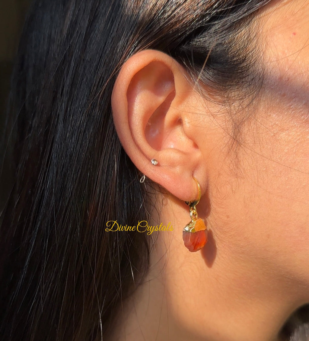 Oval Drop Earrings