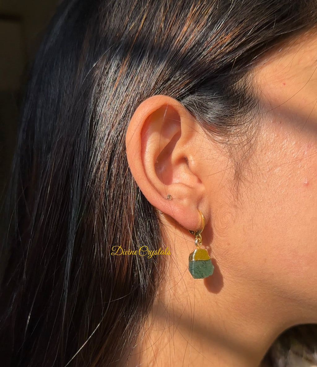 Oval Drop Earrings