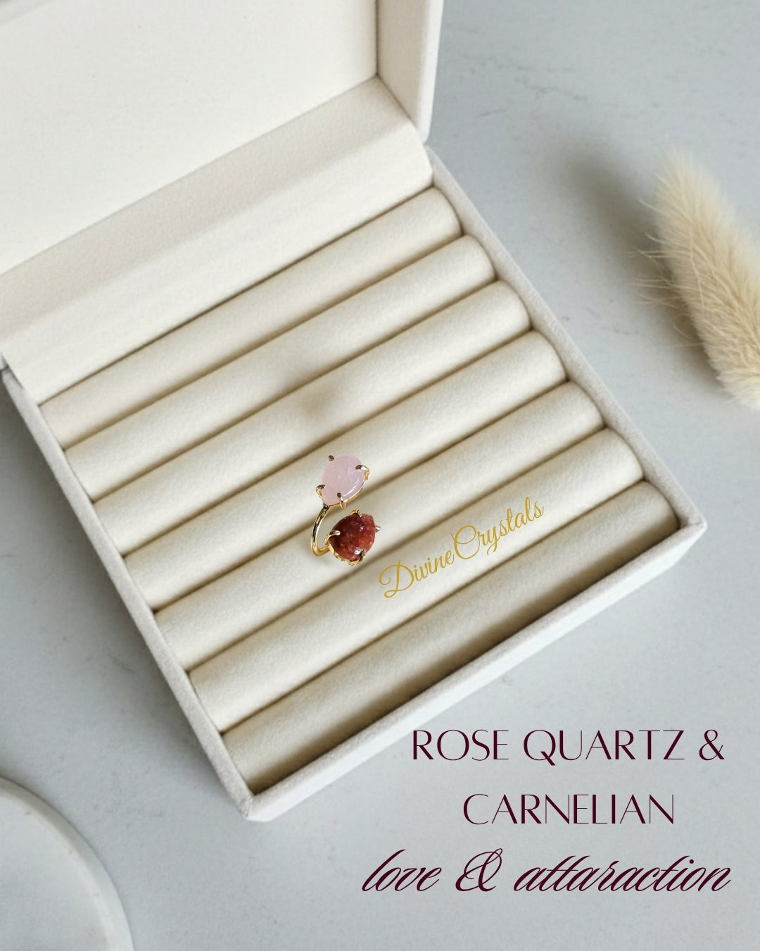 Double Stone Crystal Rings