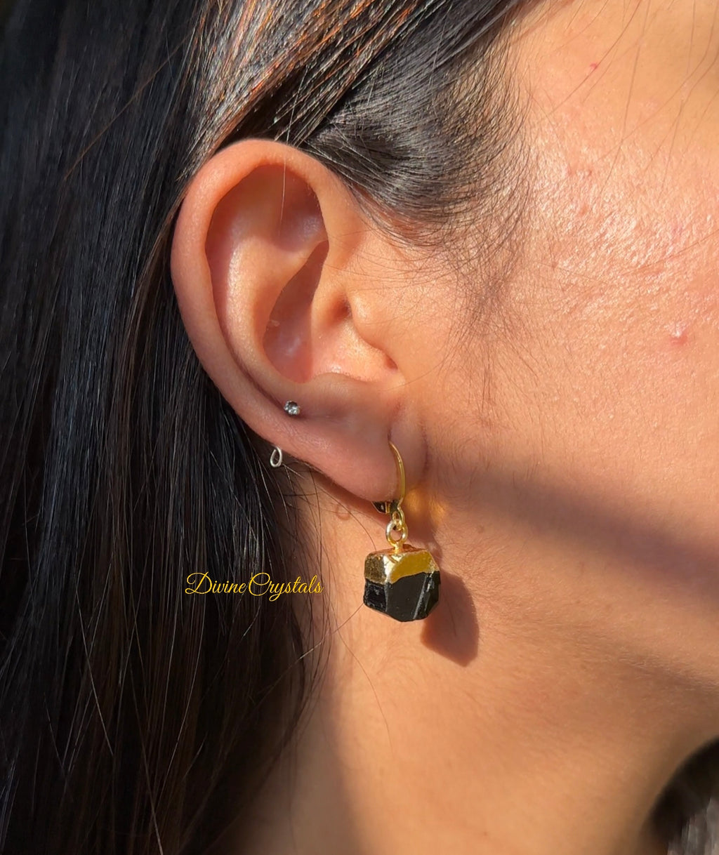 Oval Drop Earrings
