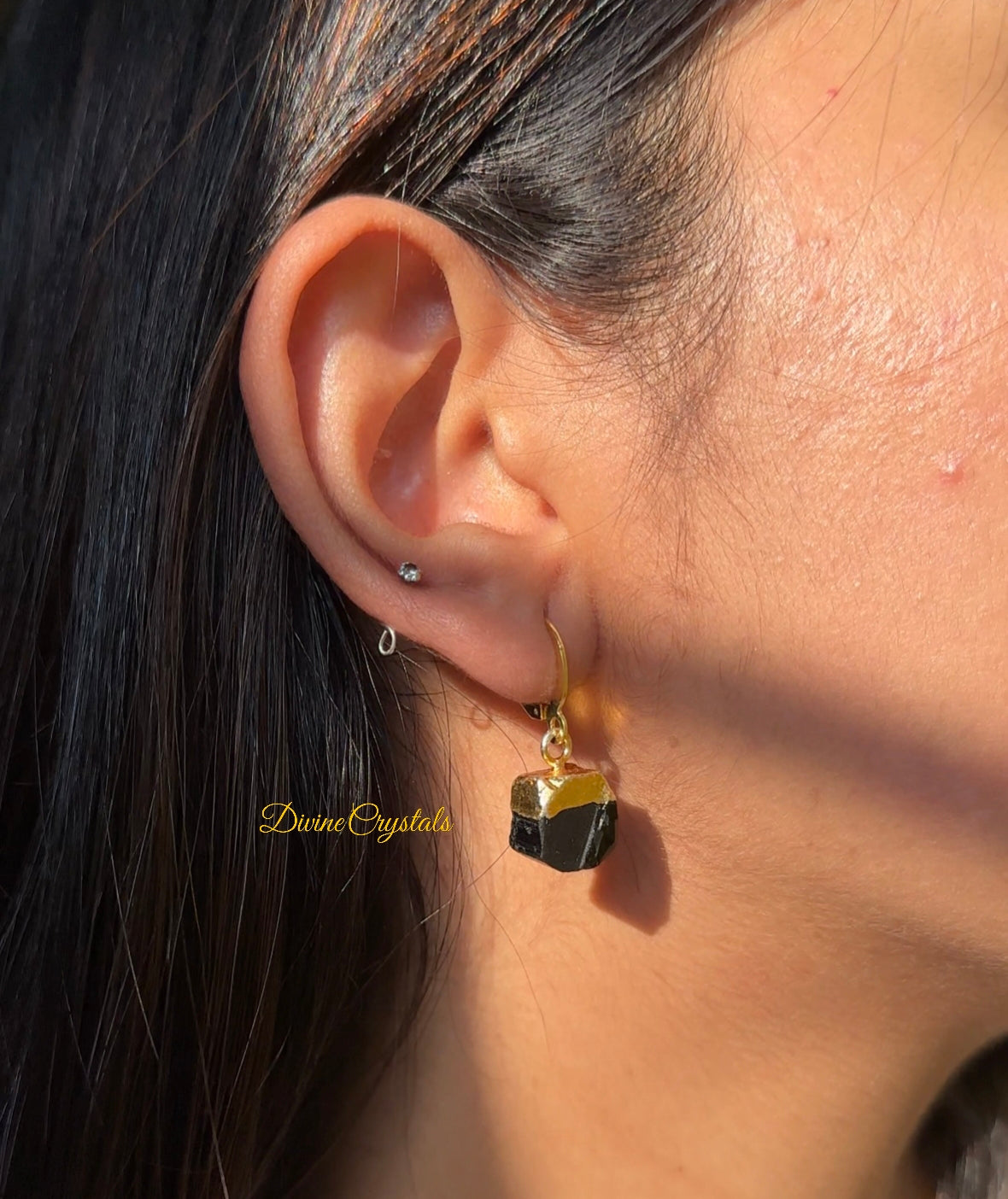 Oval Drop Earrings