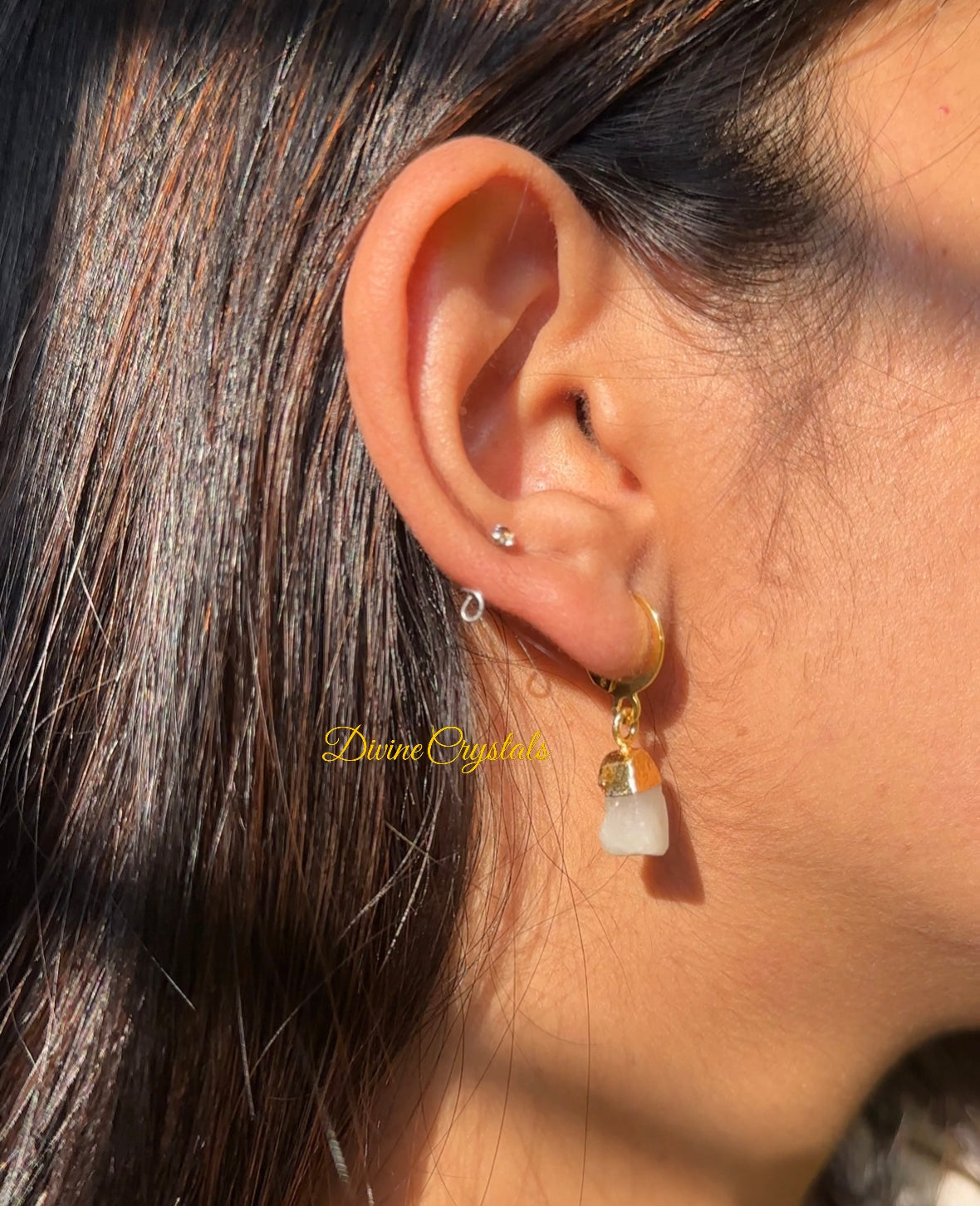 Oval Drop Earrings