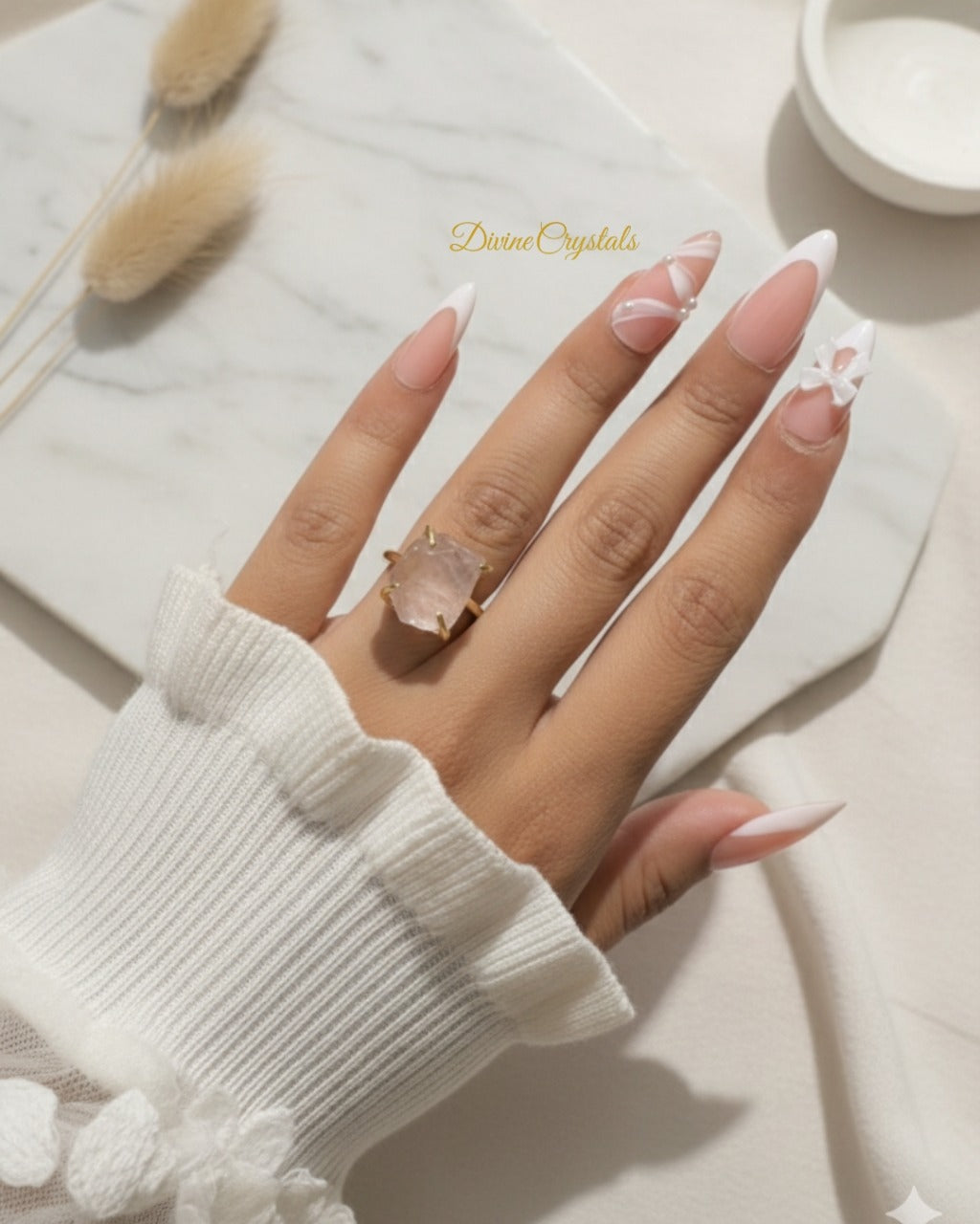 Raw Crystal Rings