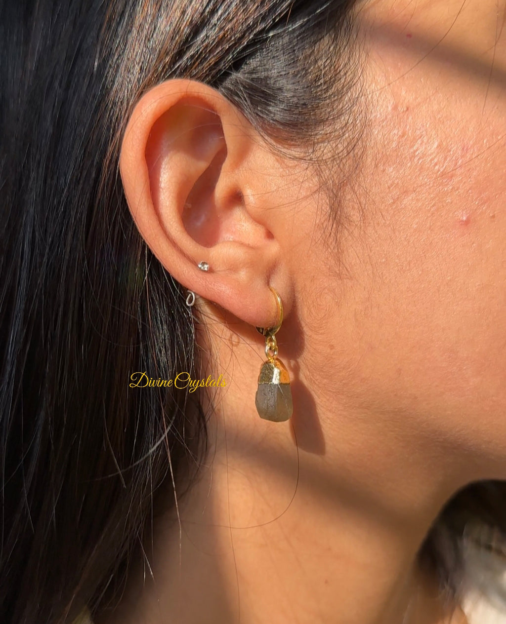 Oval Drop Earrings