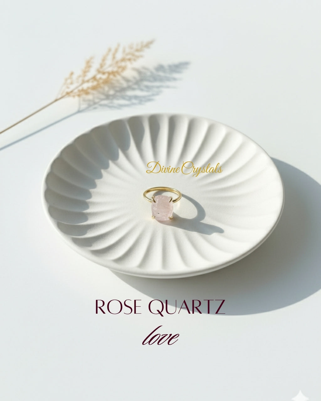 Raw Crystal Rings
