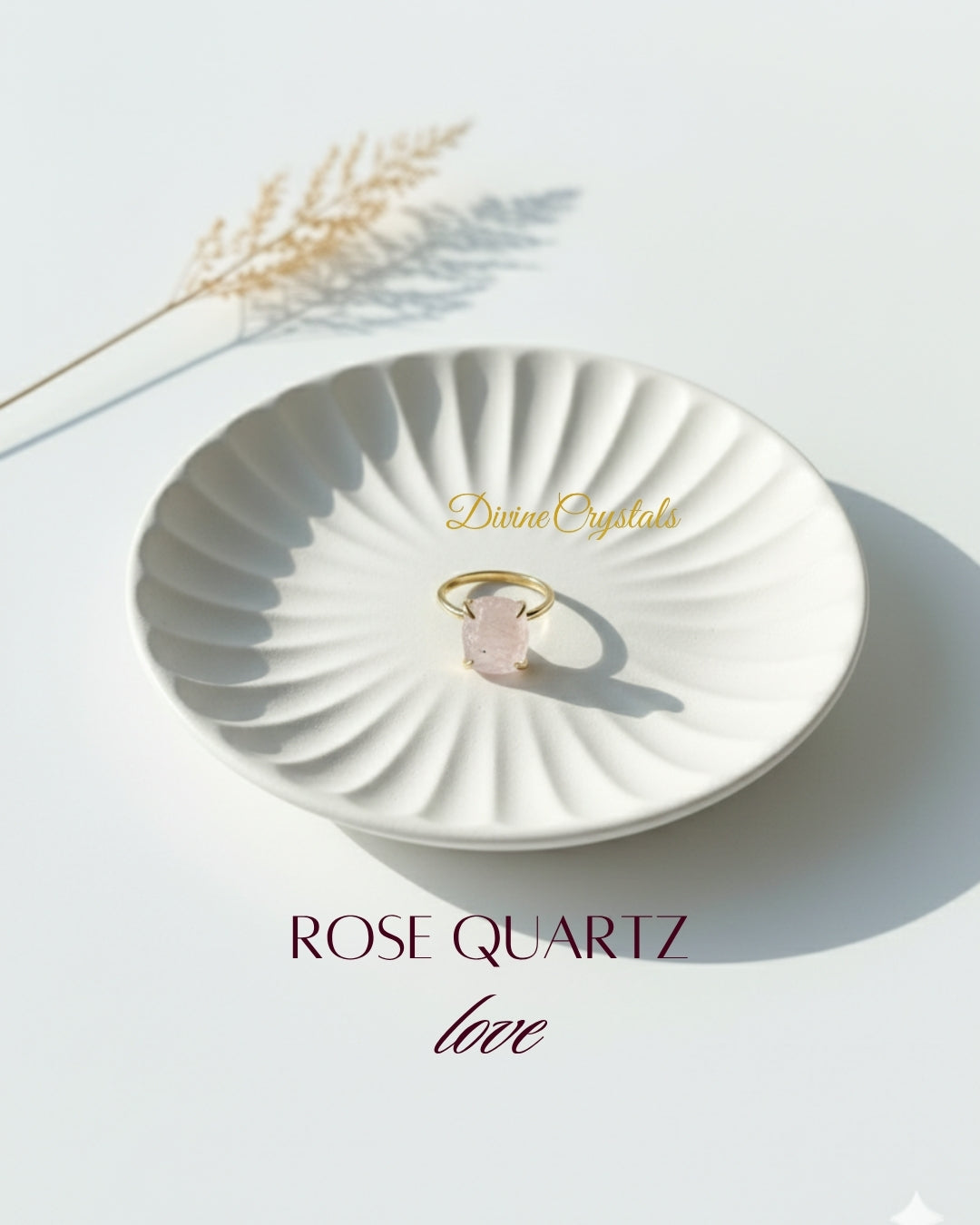 Raw Crystal Rings